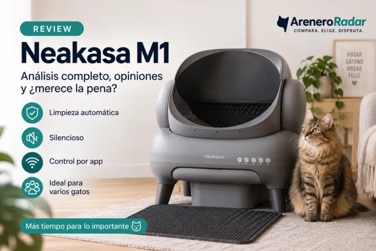 Neakasa M1: imagen de nuestra reseña en AreneroRadar